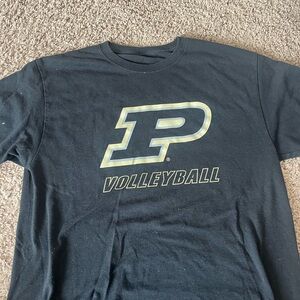 Black Purdue volleyball t shirt- size M